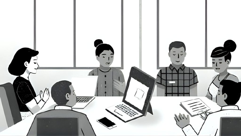 Open-plan office