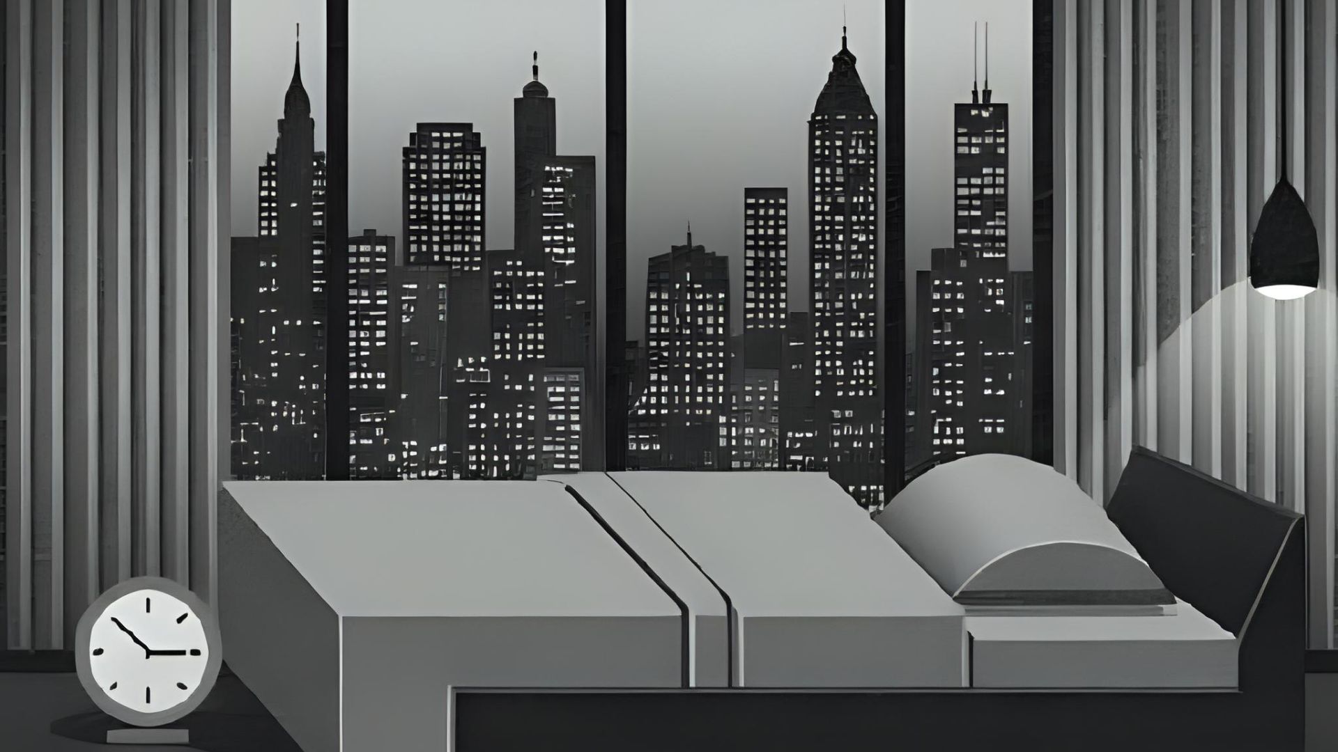 Sleeping in a busy city
