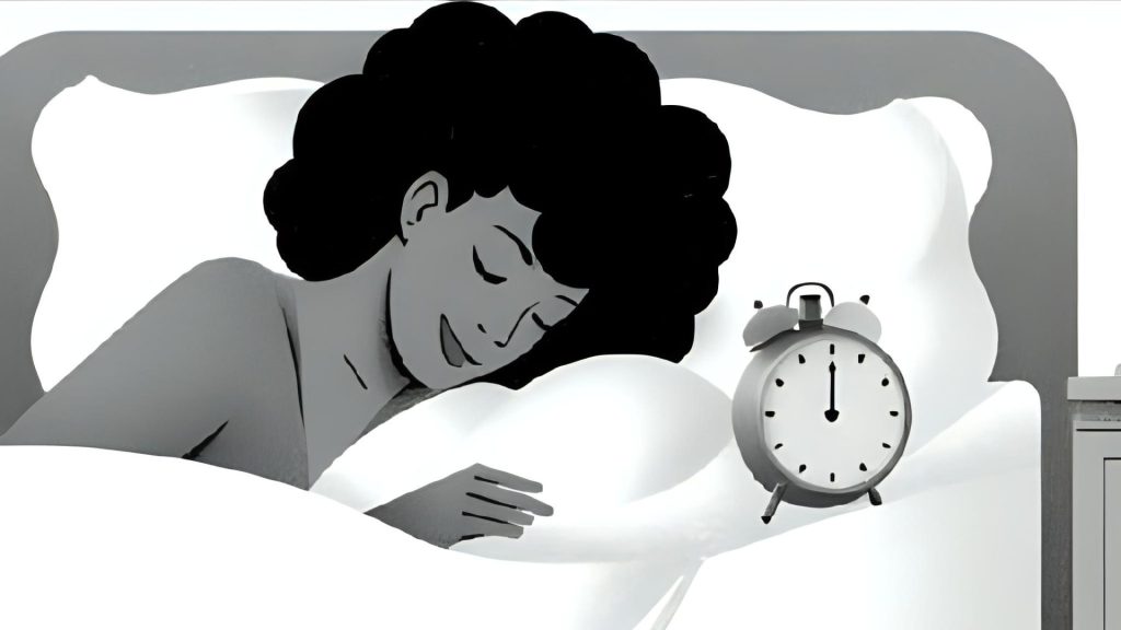 woman sleeping peacefully