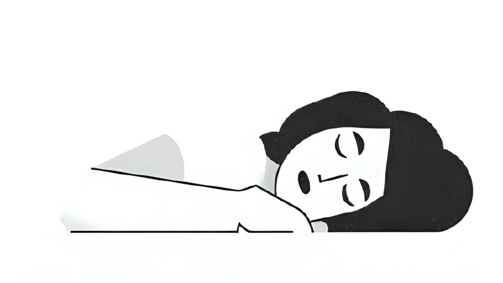 woman sleeping peacefully